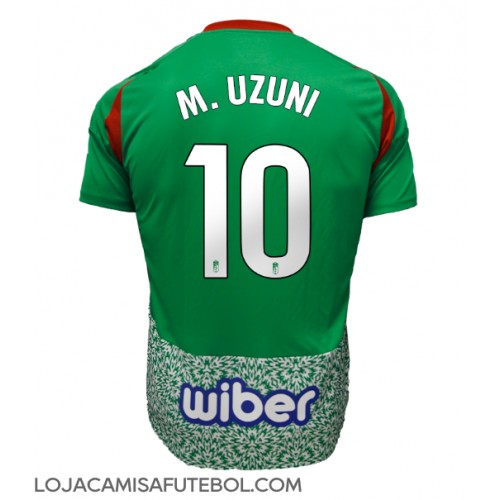 Camisa de Futebol Granada Myrto Uzuni #10 Equipamento Alternativo 2024-25 Manga Curta